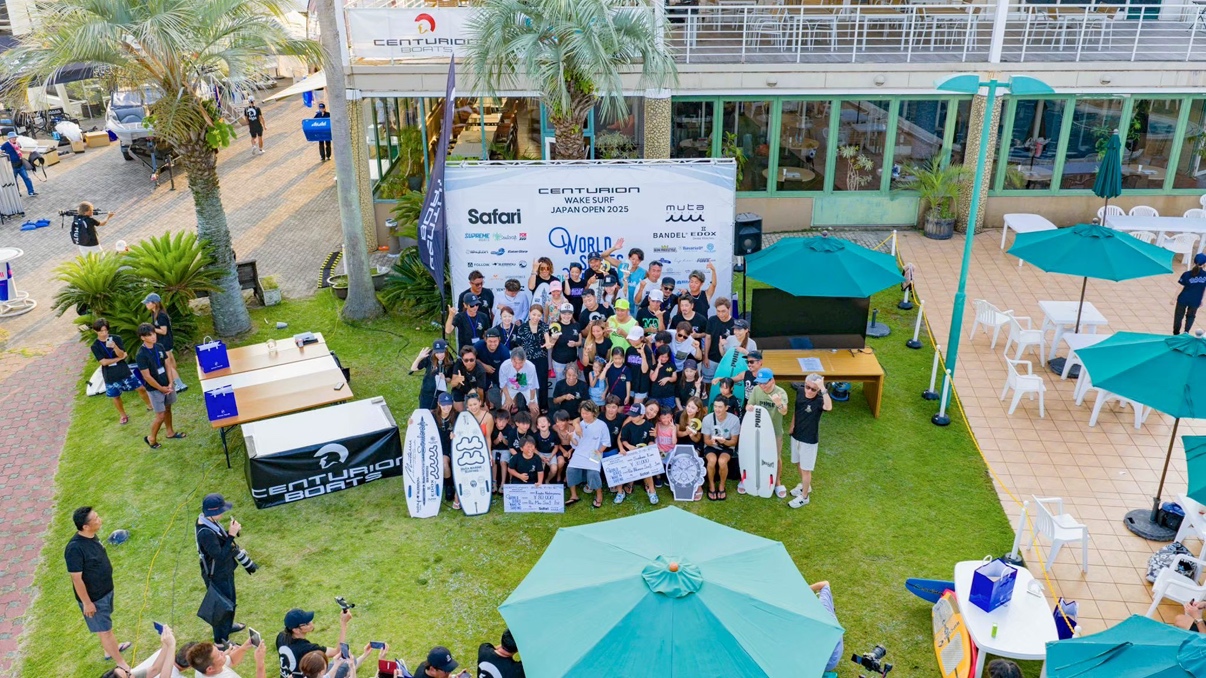 CENTURION WAKE SURF JAPAN OPEN 2025　集合写真